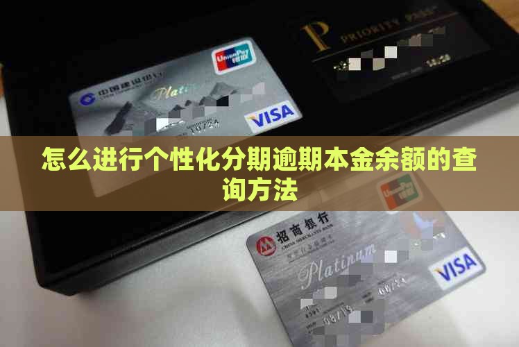 个性化分期本金余额查询方法有哪些